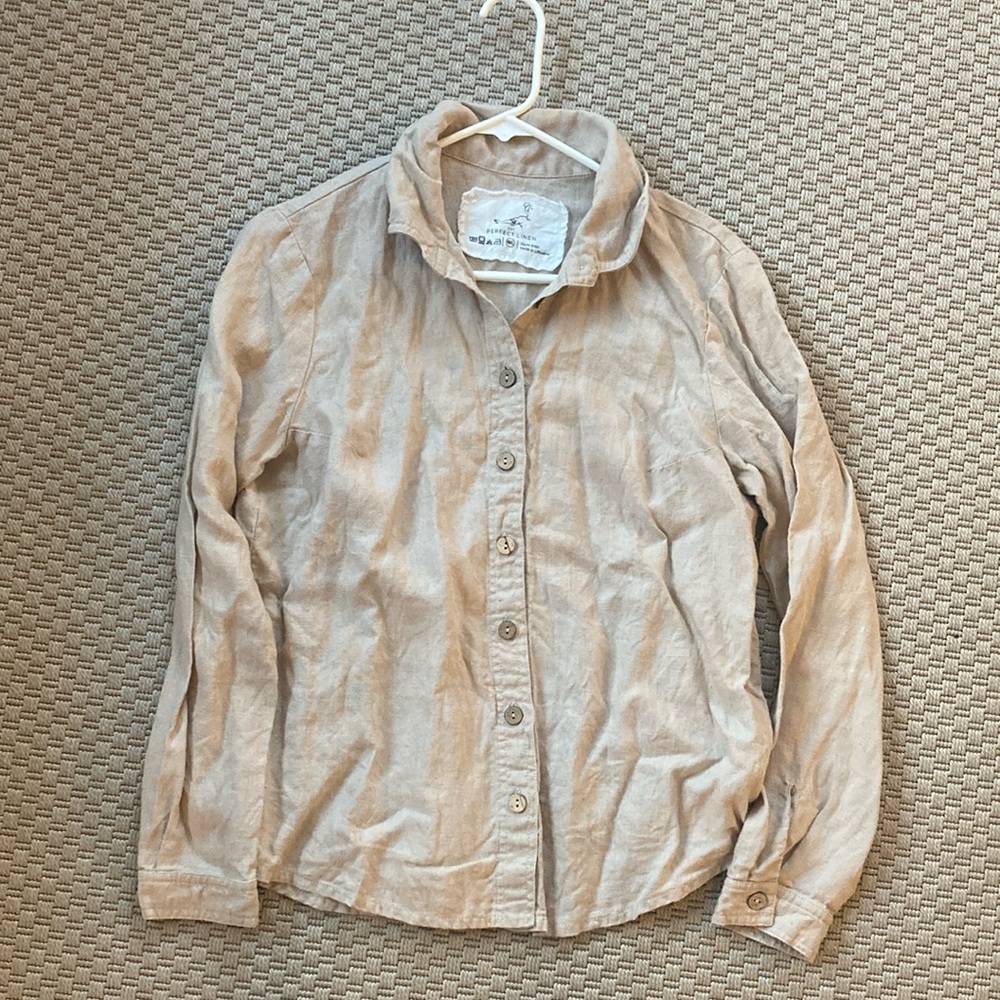 COPY - NPL Marle Shirt M/L in Oat Milk